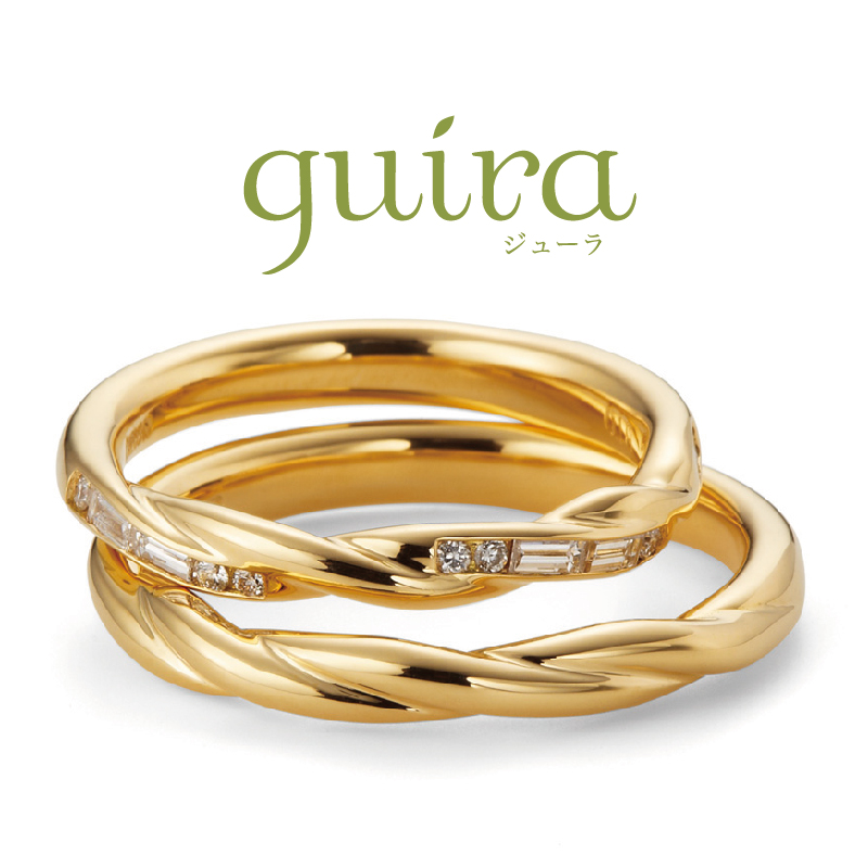 ゴールドの結婚指輪ジューラ