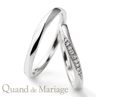 神戸・三ノ宮で探すウェーブ（S字）デザインの結婚指輪特集のドゥブリーズ