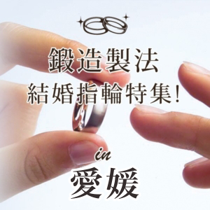 鍛造製法の結婚指輪特集愛媛県２