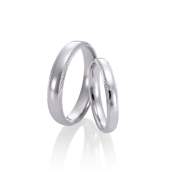 鍛造製法の結婚指輪フィッシャー381