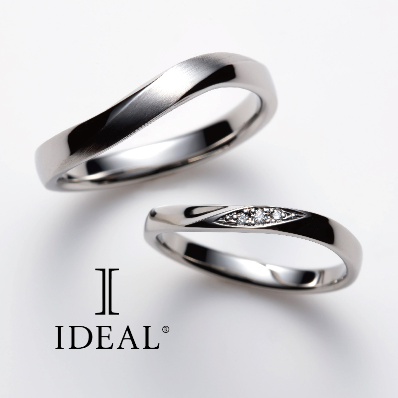 神戸・三ノ宮で探すウェーブ（S字）デザインの結婚指輪特集のレーヴ