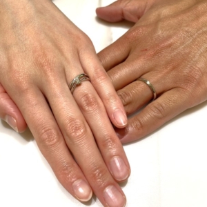 婚約指輪と結婚指輪をご成約頂いた静岡市のお客様
