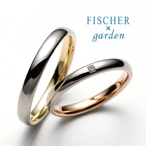 鍛造製法の結婚指輪フィッシャーG856シリーズ