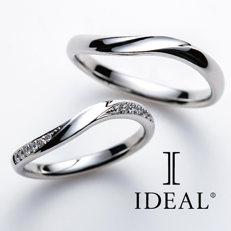 日本製の鍛造結婚指輪でアイデアルプリュフォールのプレシャス