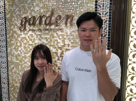 兵庫県尼崎市「FISCHER」の結婚指輪をご成約いただきました。