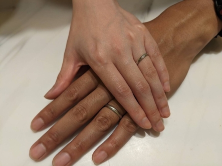 神戸市垂水区「Pilot Bridal」の結婚指輪をご成約いただきました。