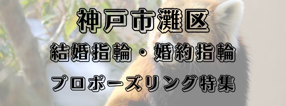 神戸市灘区の婚約指輪と結婚指輪とプロポーズリング特集のイメージ