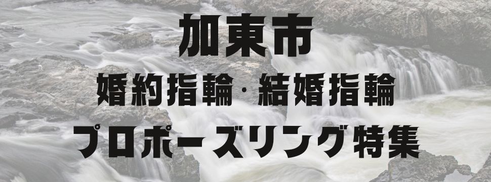 加東市の婚約指輪と結婚指輪とプロポーズリング特集のイメージ