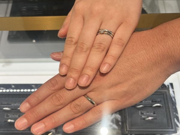 姫路市・たつの市よりご来店「PilotBridal」のマリッジリングをご成約