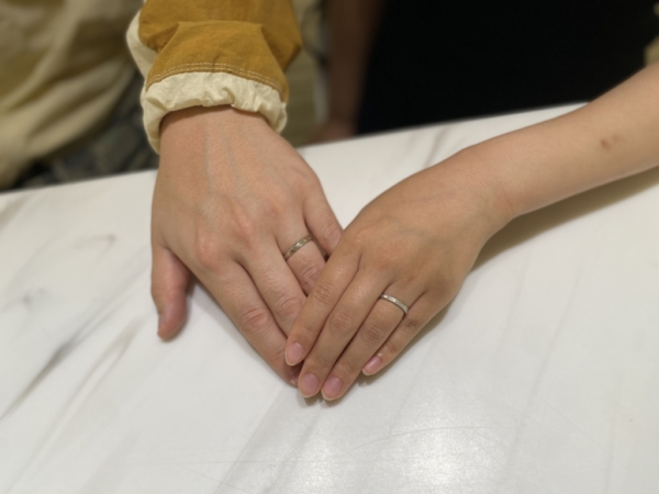 兵庫県神戸市からご来店「Pilot Bridal」のマリッジリングをご成約頂きました