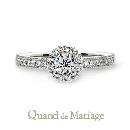クアンドマリアージュの婚約指輪オソレイユ