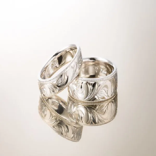 ハワイアンジュエリーの結婚指輪で人気のマイレのプラチナリング