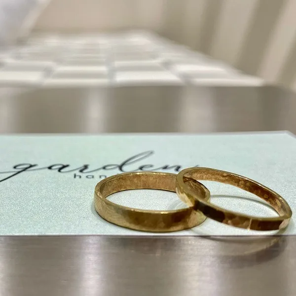 神戸デートに手作りペアリング