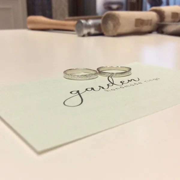 神戸デートに手作りペアリング