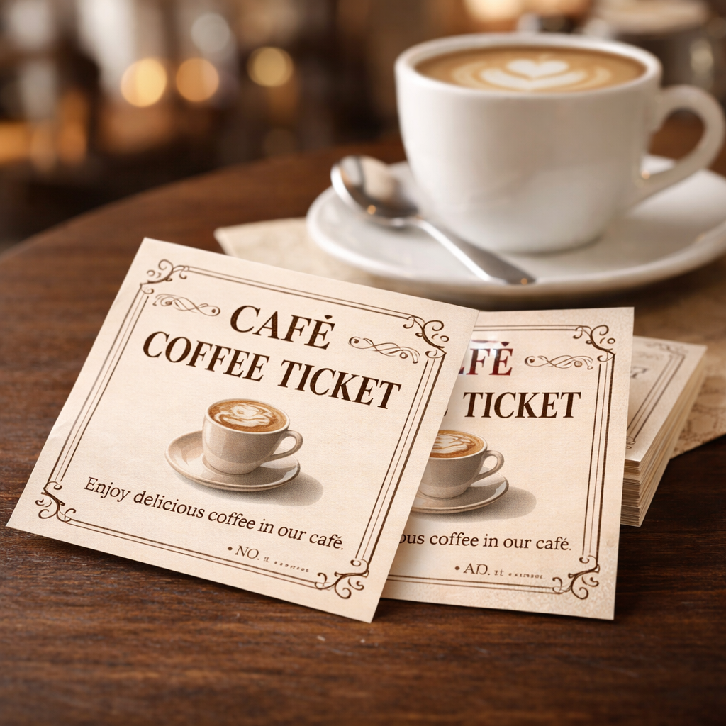 成約特典 カフェチケット