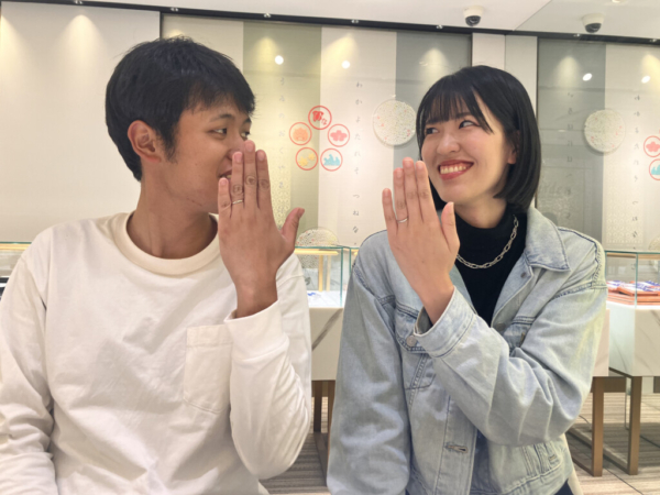 伊丹市よりご来店「LA TERRE」の結婚指輪をご成約のお客様
