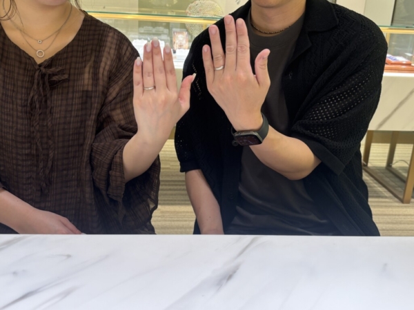 神戸市中央区よりご来店「Pilot Bridal」の結婚指輪をご成約いただきました。
