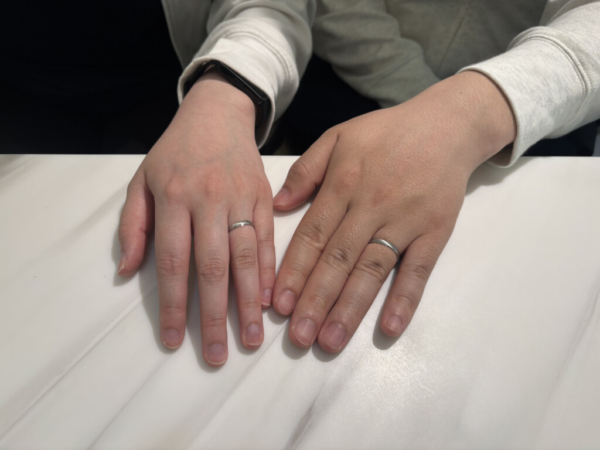 加古川市よりご来店「FISCHER」の結婚指輪をご成約いただきました。
