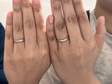 神戸市灘区よりご来店「Pilot Bridal」のマリッジリングをご成約いただきました。