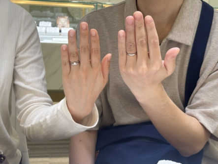 大阪府池田市よりご来店「FISCHER」の結婚指輪をご成約いただきました。