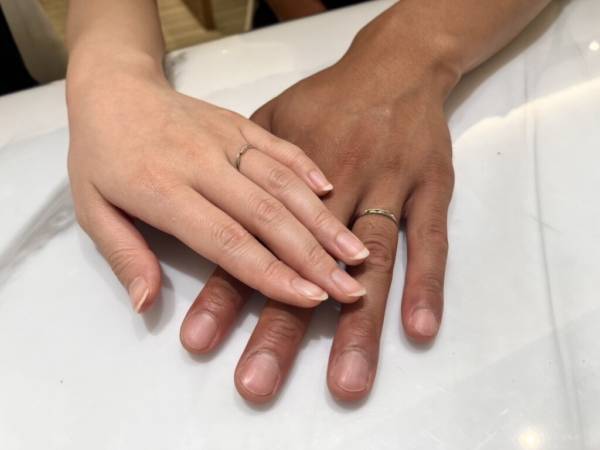 姫路市よりご来店「AMOUR AMULET」の結婚指輪をご成約。