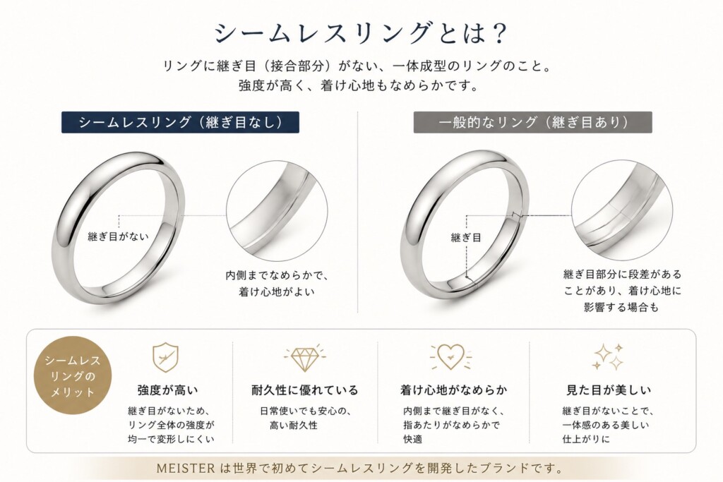 MEISTER 世界で初めてのシームレスリング
