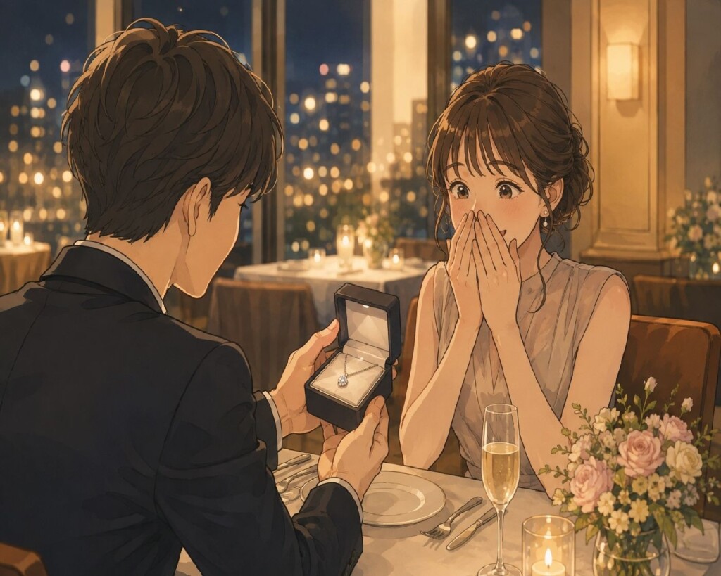 予算20万円で贈れる婚約ネックレス