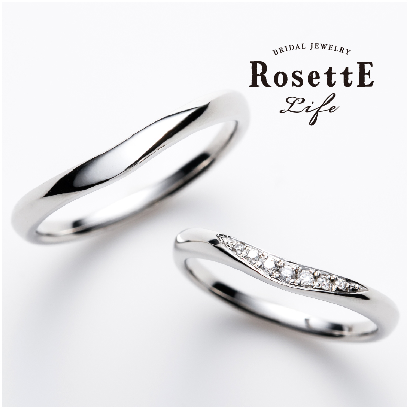 RosettE Life > Roman　ロマン
V字の結婚指輪　人気
